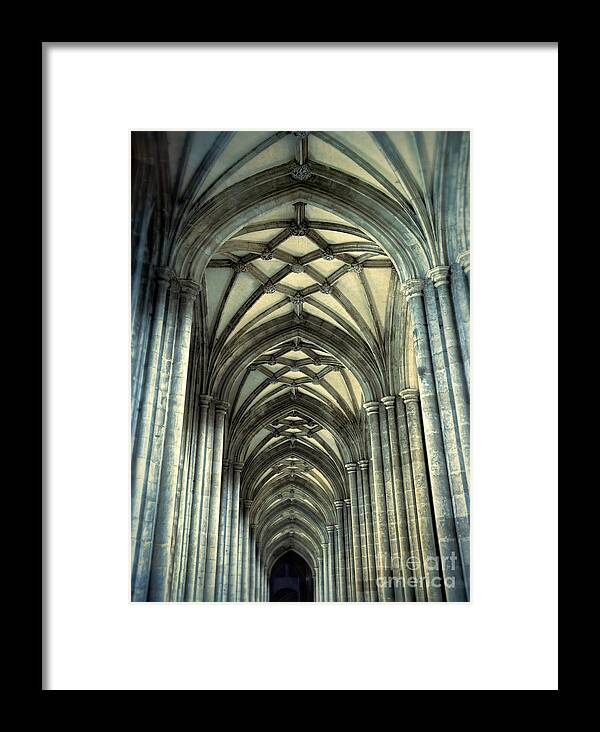 Winchester Cathedral Ceiling Framed Print