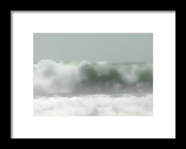 Ocean Framed Print featuring the photograph Wind And Sea by Donna Blackhall