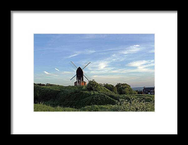 Brill Windmill Framed Print featuring the photograph Windmill on Brill Common by Tony Murtagh