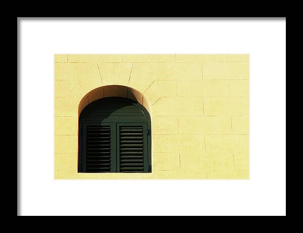 Empty Framed Print featuring the photograph Window Closed by Joelle Icard