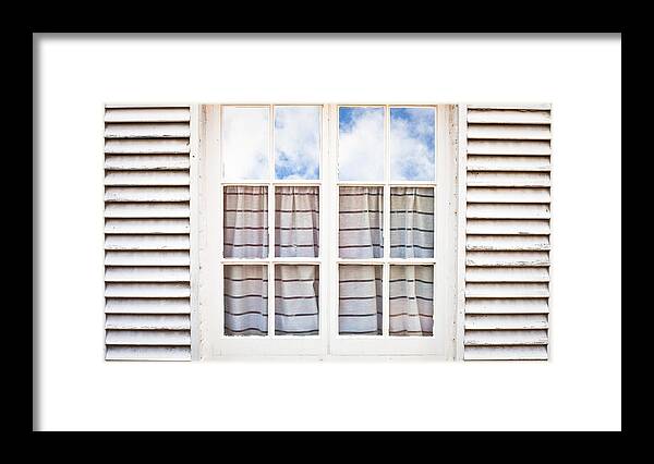 Airy Framed Print featuring the photograph Window frame by Tom Gowanlock