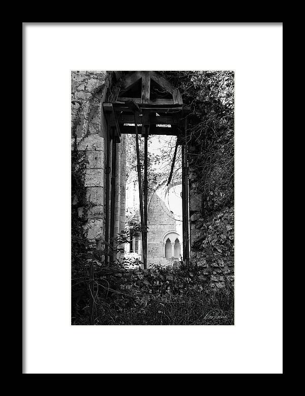 Abbey Framed Print featuring the photograph Window of Haunted Abbey by Diana Haronis