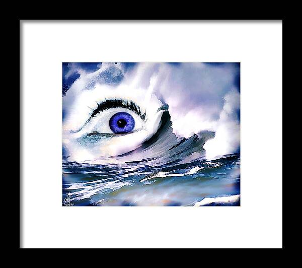 Eyes Framed Print featuring the photograph Window Of Your Soul by Pennie McCracken