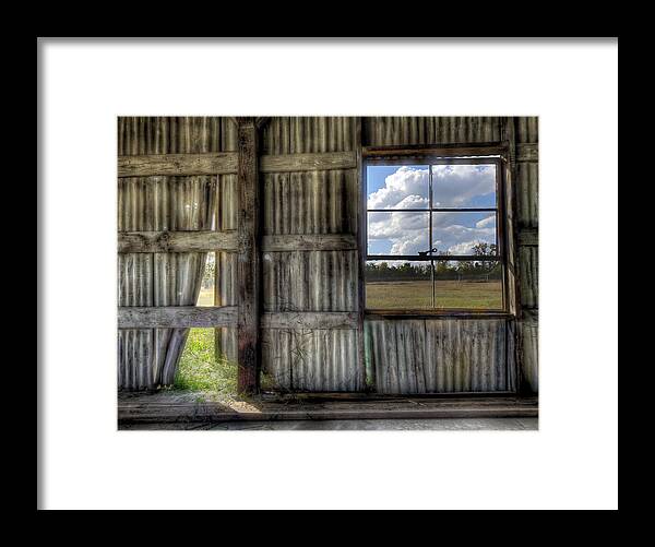 Window Framed Print featuring the photograph Window on the West by Micah Goff