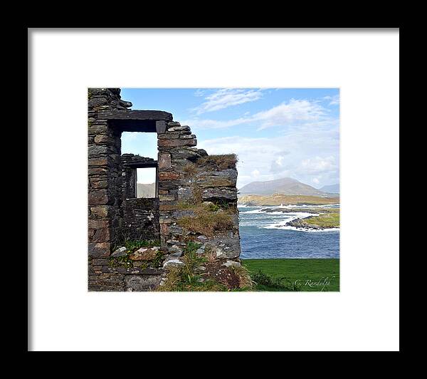 Ireland Framed Print featuring the photograph Window on the World by Cheri Randolph