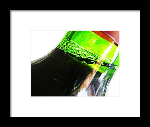 Wine Framed Print featuring the photograph Wine Bottle by Sarah Loft