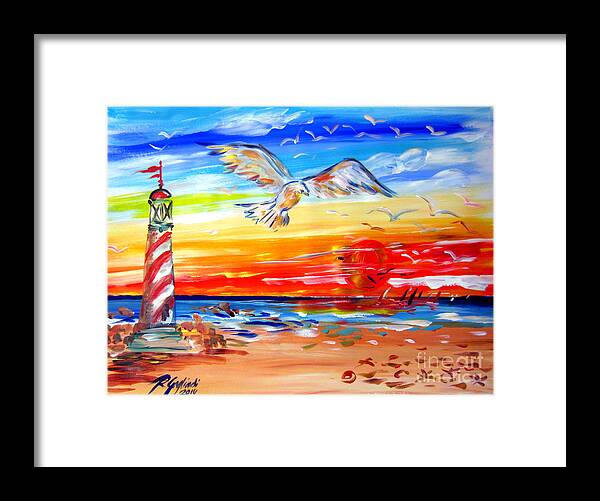 Wings Framed Print featuring the painting Wings Of Freedom by Roberto Gagliardi
