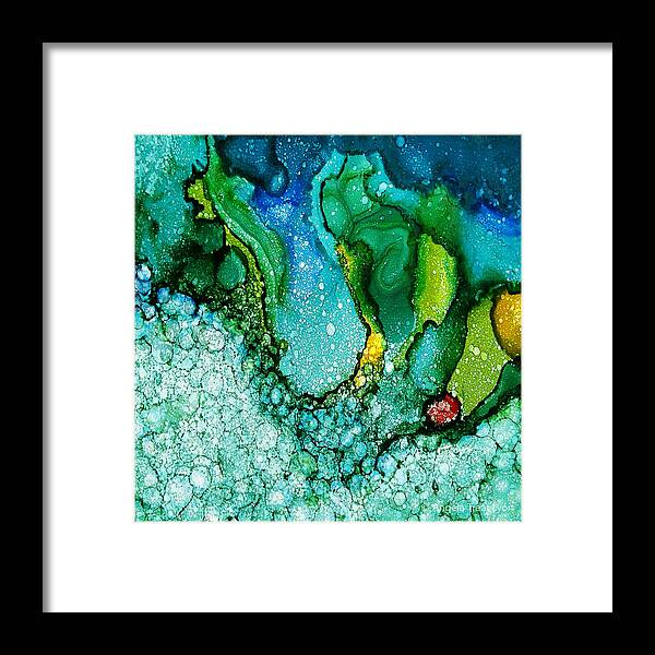 Tropical Framed Print featuring the painting Winter by Angela Treat Lyon