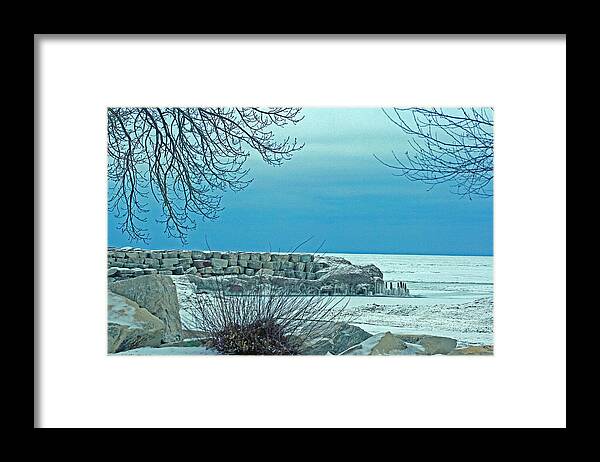 Winter Framed Print featuring the photograph Winter Blues by Kay Novy