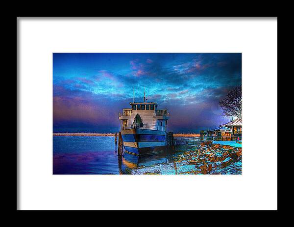  Boats Art Framed Print featuring the photograph Welcome Sun breaking the cold by Dennis Baswell