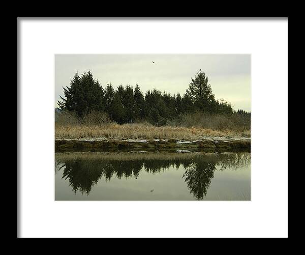 Winter Framed Print featuring the photograph Winter River 2 by Gallery Of Hope 