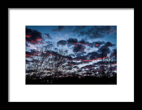 Fjm Multimedia Framed Print featuring the photograph Winter Sunrise 3 by Frank Mari