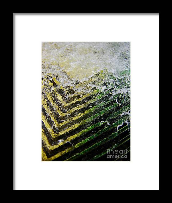 Ice Framed Print featuring the photograph Winter Wedge by Mark Holbrook