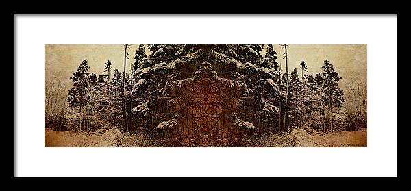 Tree Framed Print featuring the photograph Winterscape by WB Johnston