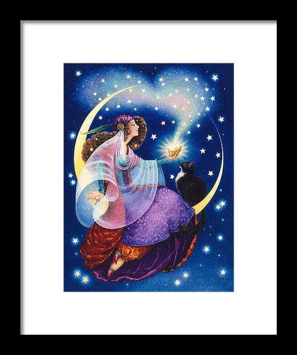 Gypsy Framed Print featuring the painting Wishes by Lynn Bywaters