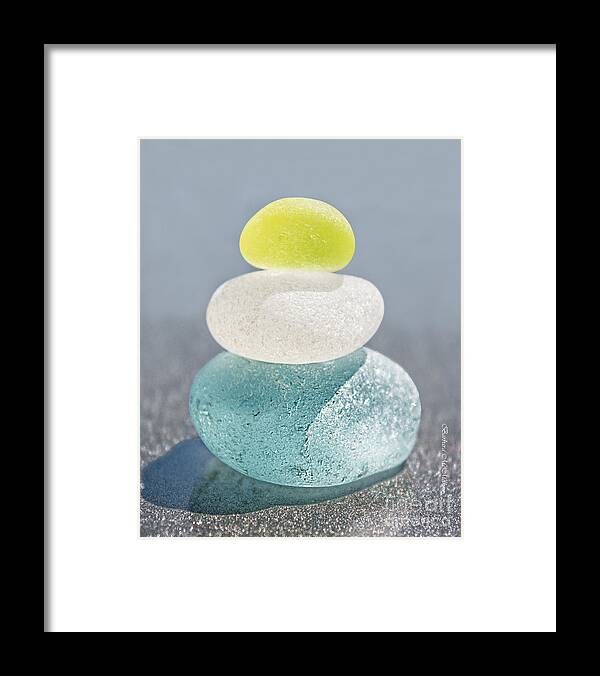 Seaglass Framed Print featuring the photograph With A Twist by Barbara McMahon