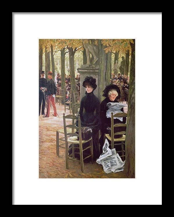 Hat Framed Print featuring the photograph Without A Dowry Sans Dot, 1883-5 by James Jacques Joseph Tissot