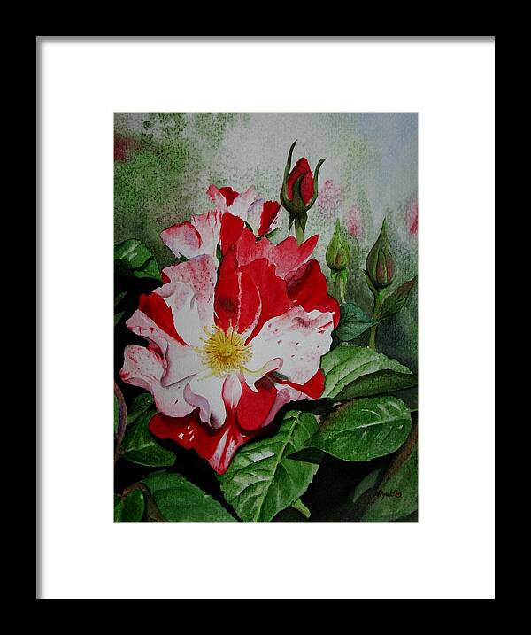 Rose Framed Print featuring the painting Wonderland by Miyuki Kimura