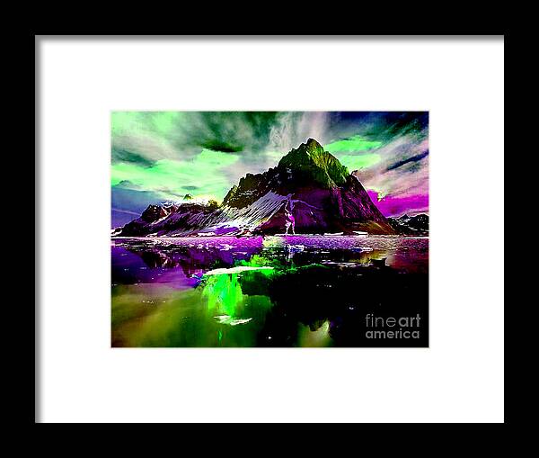 Sunset Framed Print featuring the mixed media Wonderment by Marvin Blaine
