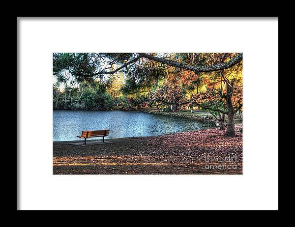 Woodward Framed Print featuring the photograph Woodward Park by Eddie Yerkish