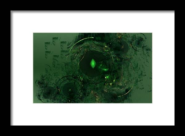 Chaos Framed Print featuring the digital art Words for the Dying by Jeff Iverson