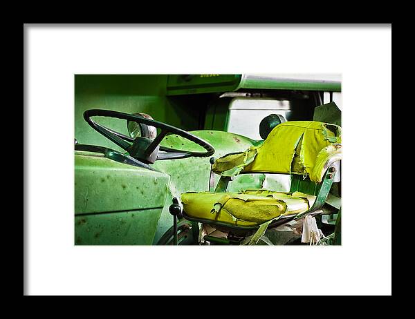 Agriculture Framed Print featuring the photograph Worn and Torn by Christi Kraft