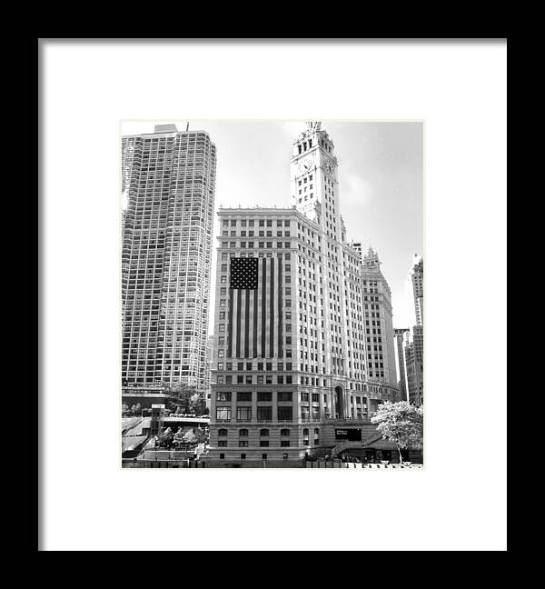 Wrigley Building Chicago Framed Print featuring the photograph Wrigley Building Chicago by Mike Maher