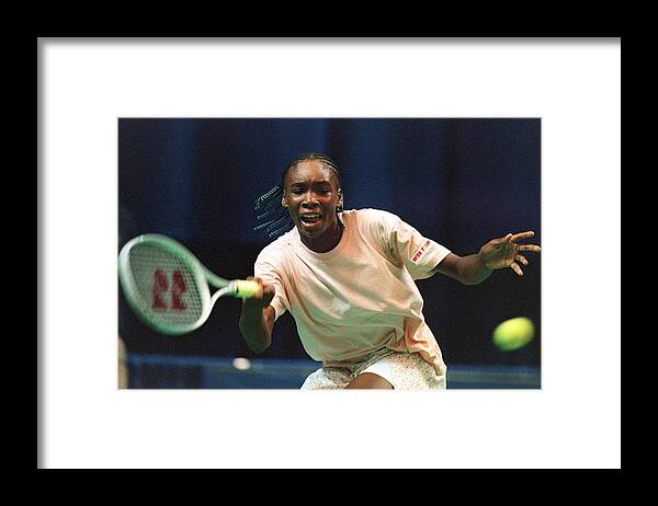 Tennis Framed Print featuring the photograph Wta Williams by Al Bello