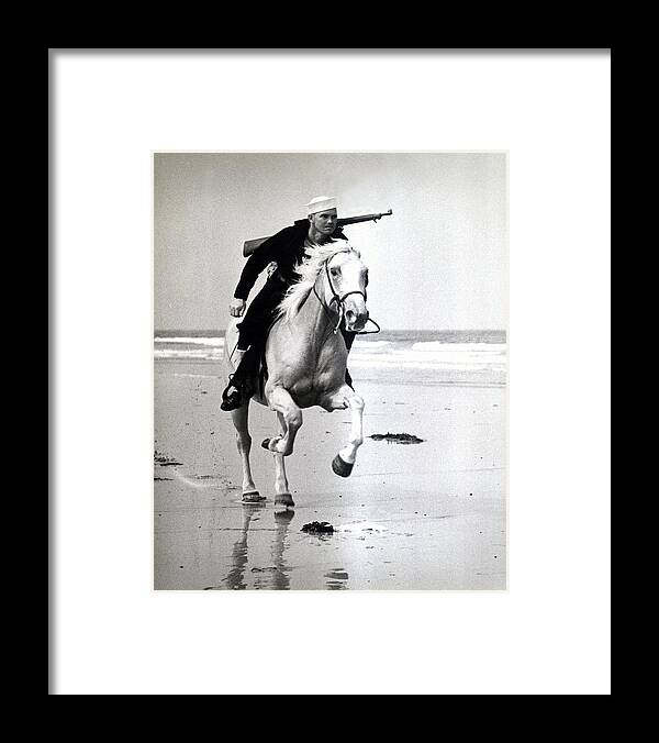 Wwii Framed Print featuring the photograph WWII USCG on Patrol by Historic Image