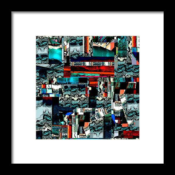  Framed Print featuring the digital art Y by Coal