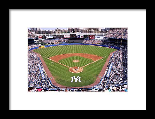 Yankee Stadium Framed Print featuring the photograph Yankee Stadium by Allen Beatty
