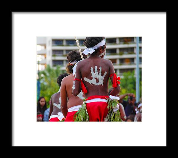 Cairns Indigenous Arts Fair Framed Print featuring the photograph Yarrabah Boy by Debbie Cundy