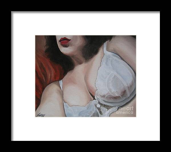 Noewi Framed Print featuring the painting Yearning by Jindra Noewi
