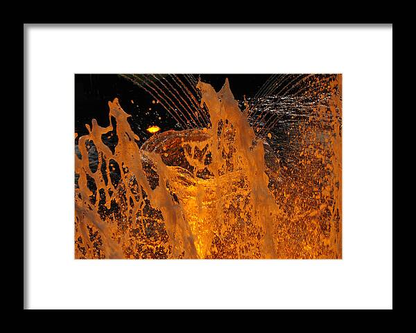 Yellow Framed Print featuring the photograph Yellow Vortex by Glory Ann Penington