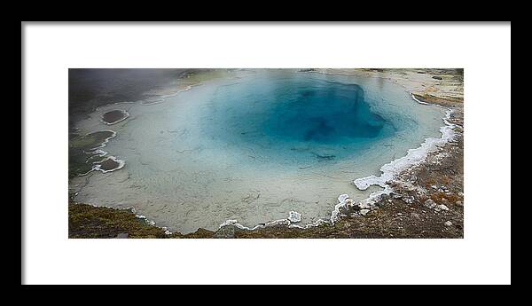 Yellowstone Framed Print featuring the photograph Yellowstone Pool by David Yack