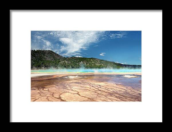 Tranquility Framed Print featuring the photograph Yellowstones Amazing Colors by Gail Shotlander
