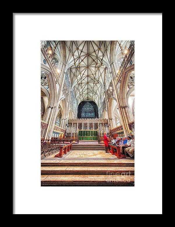 Cathedral Framed Print featuring the photograph York Minster VI by Jack Torcello