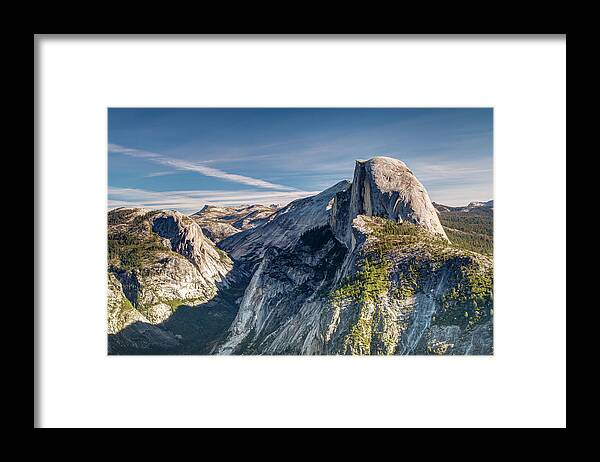 Scenics Framed Print featuring the photograph Yosemite Half Dome by Loi Nguyen