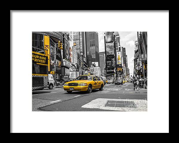 Nyc Framed Print featuring the photograph Your Ride - ck by Hannes Cmarits