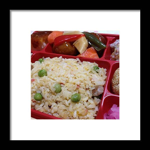 Dinner Framed Print featuring the photograph #yummy #dinner Bento by Tokyo Sanpopo