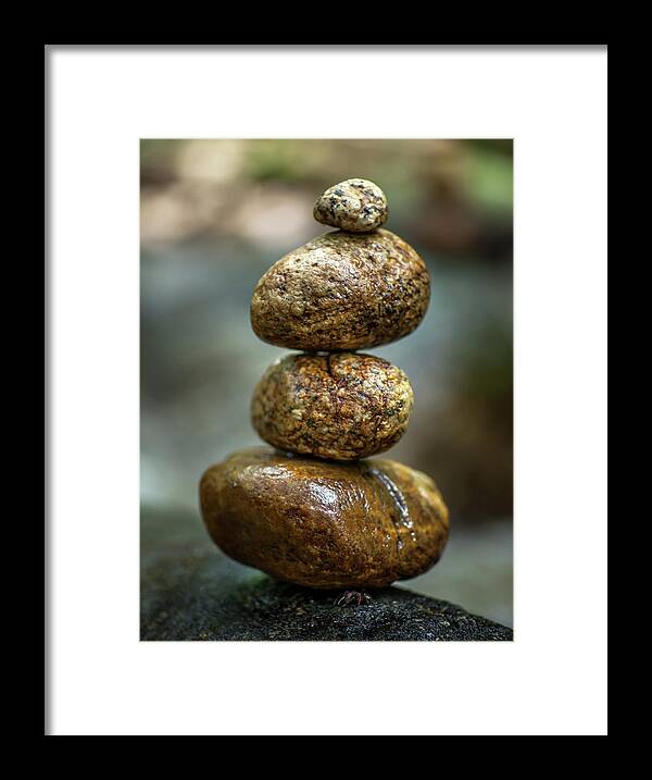 Stability Framed Print featuring the photograph Zen, Malaysia by Simonlong