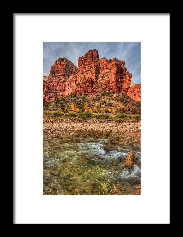 Zion Framed Print featuring the photograph Zion Beauty by Beth Sargent
