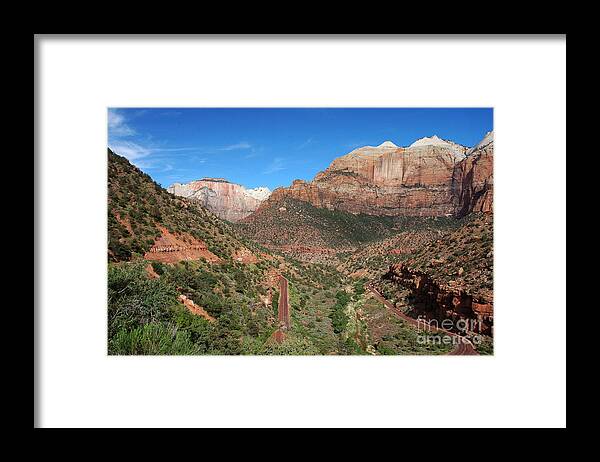 Zion National Park Framed Print featuring the photograph 206P Zion National Park by NightVisions