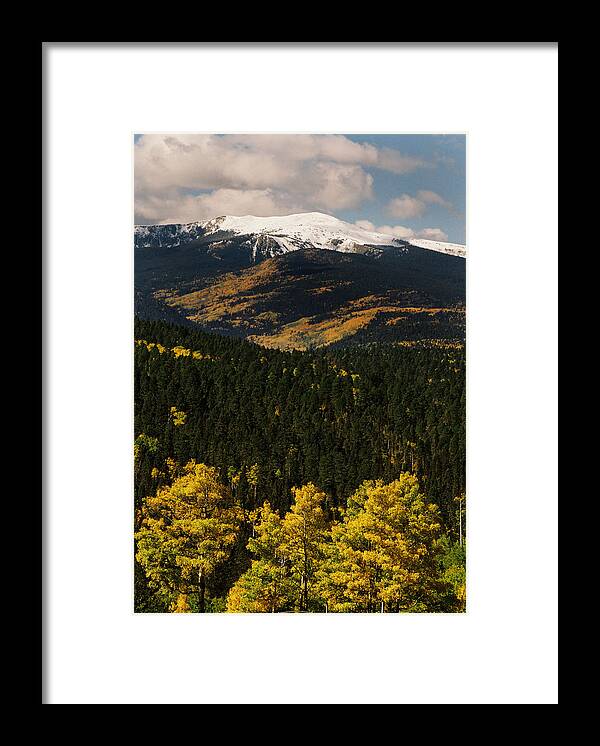 Red River Framed Print featuring the photograph Fall Color On Gold Hill by Ron Weathers