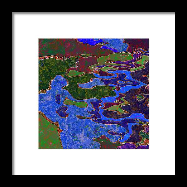 Abstract Framed Print featuring the digital art 0681 Abstract Thought by Chowdary V Arikatla