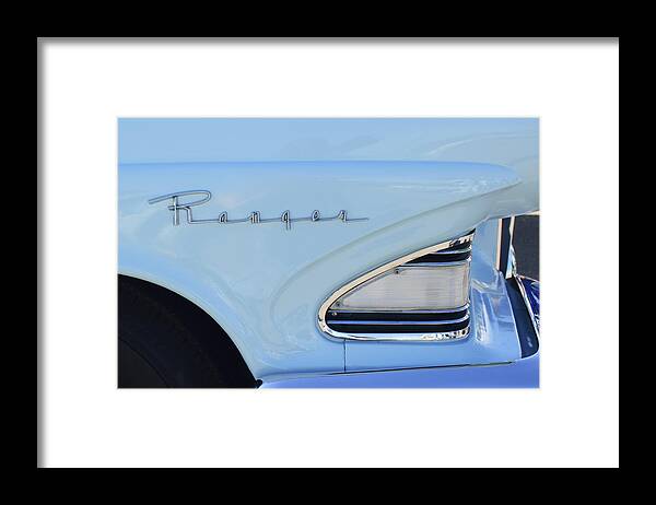 1958 Edsel Ranger Framed Print featuring the photograph 1958 Edsel Ranger by Jill Reger