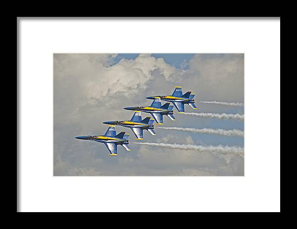 2012 U.s. Navy Blue Angels Framed Print featuring the photograph 2012 U.S. Navy Blue Angels #1 by Rick Hartigan