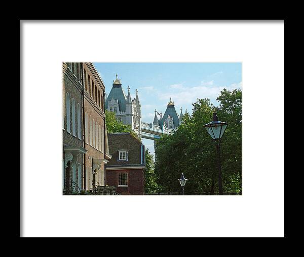 Europe Framed Print featuring the photograph A Glimps of the London Bridge #1 by Joseph Hendrix