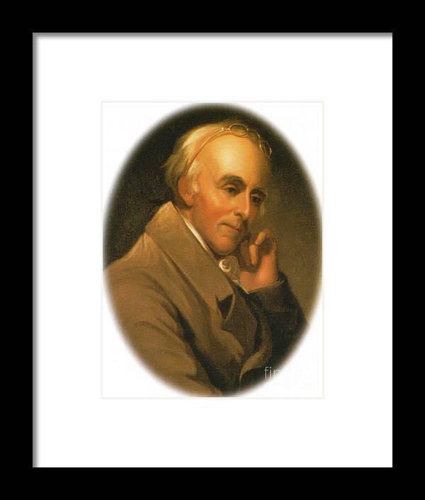 Historical Framed Print featuring the photograph Benjamin Rush #1 by Science Source