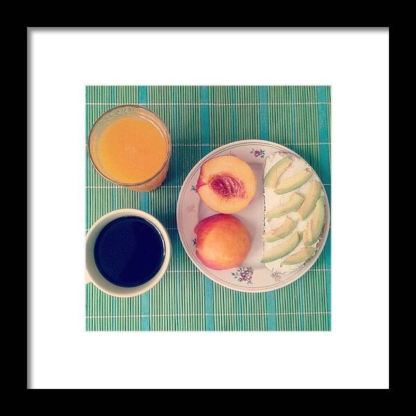 Coffee Framed Print featuring the photograph #breakfast #1 by Irina Bubnova